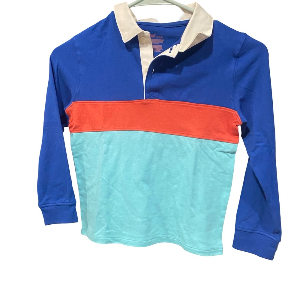Cat & Jack Blue and Orange Kids Polo Shirt